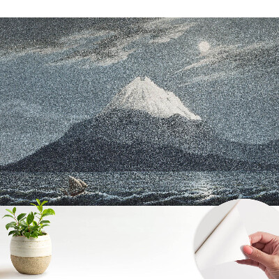 Öntapadós tapéta falra Éjszakai hegyek és tenger