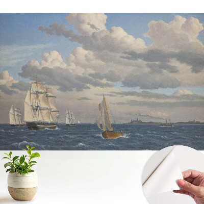 Öntapadó tapéta Vitorlás hajók és a tenger