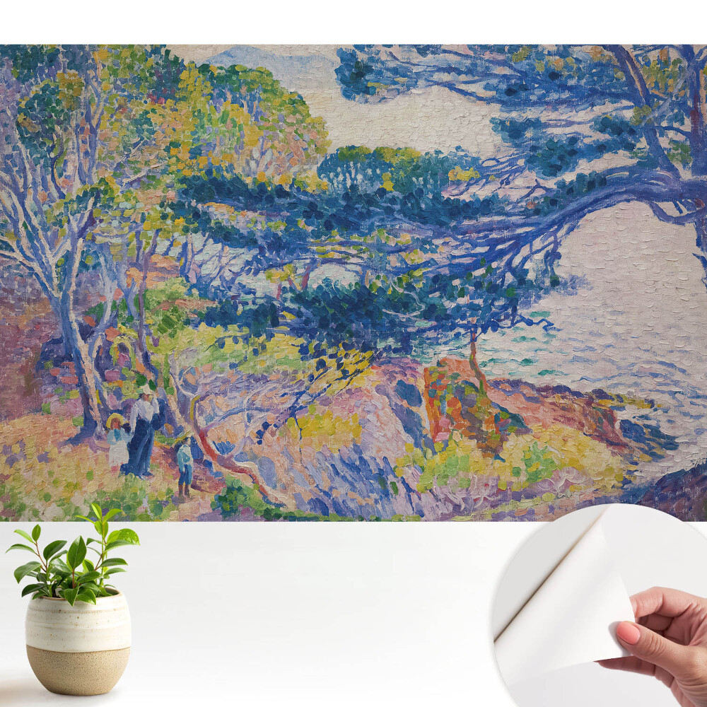 Modern tapéta Színes táj, békés harmónia