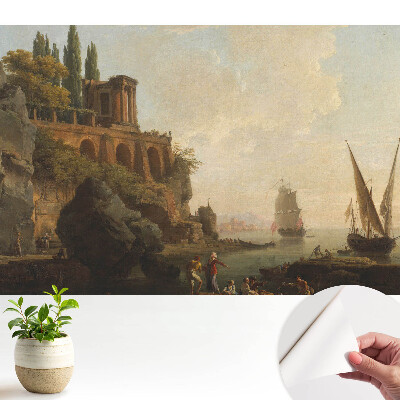 Dekor tapéta Klasszikus tájak vitorlások partján