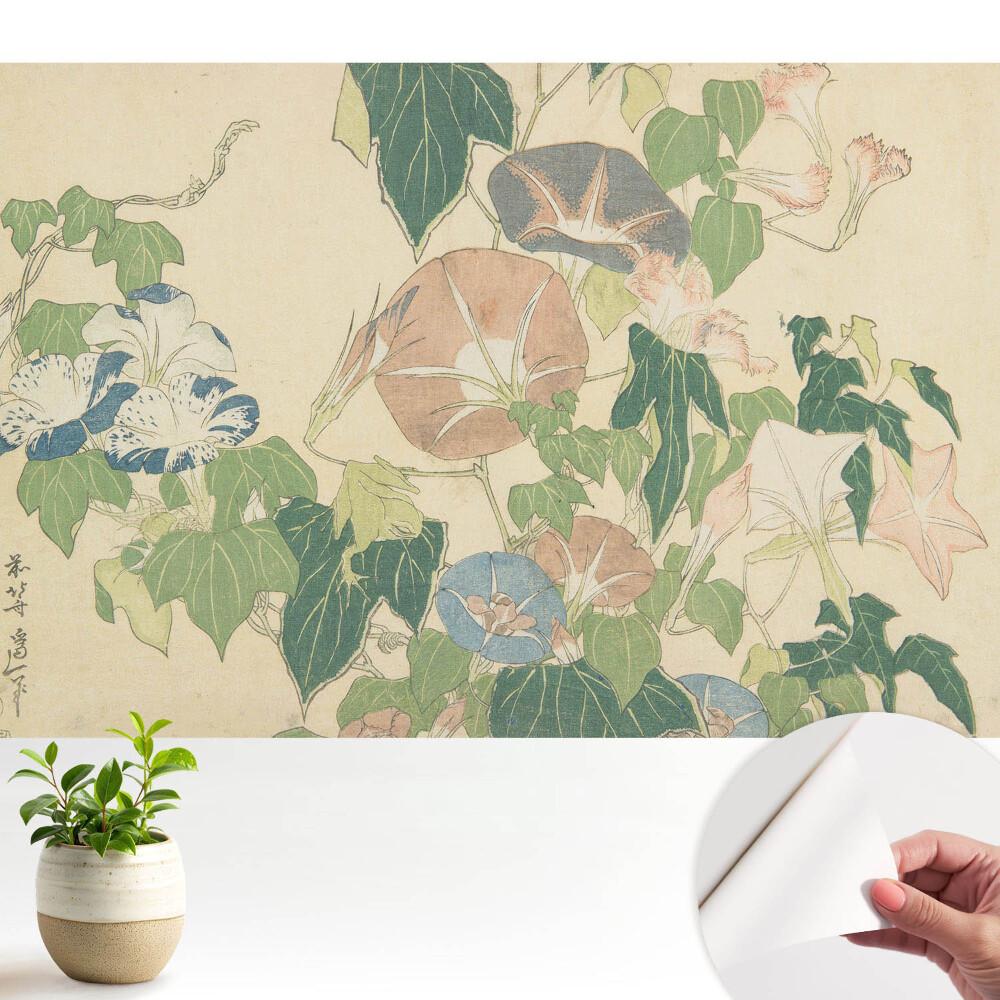 Öntapadós tapéta Virágzó szőlőtőkék, a természet harmóniája