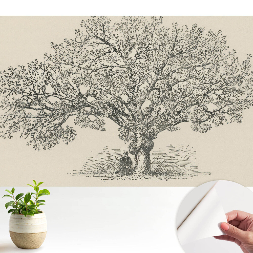 Öntapadós tapéta Stilizált fa természet klasszikus harmónia