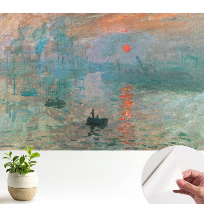 Tapéta Impresszionista kikötő naplementekor