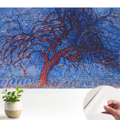 Dekor tapéta A kék kifejező absztrakciója