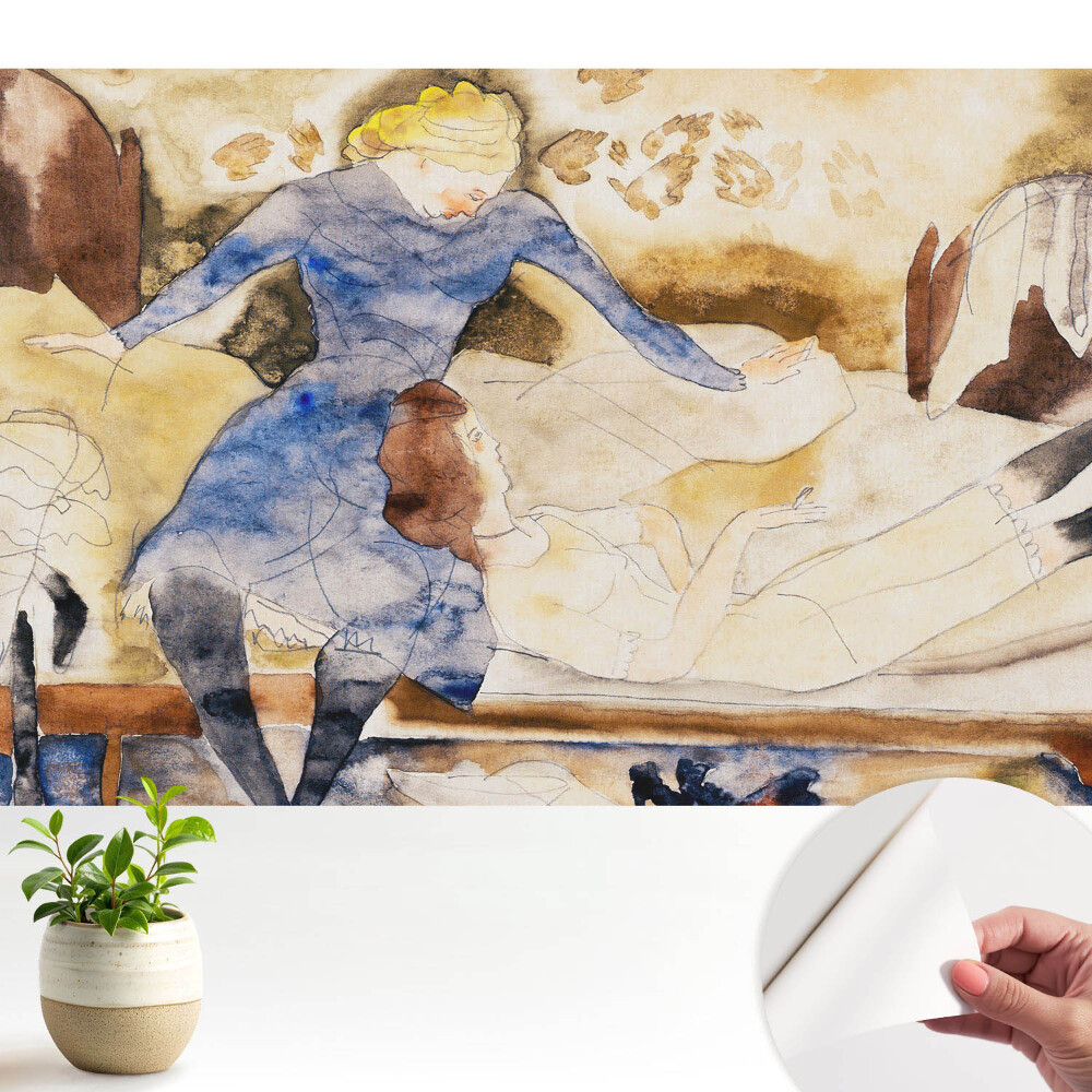 Öntapadós tapéta Romantikus jelenet pasztellszínekben