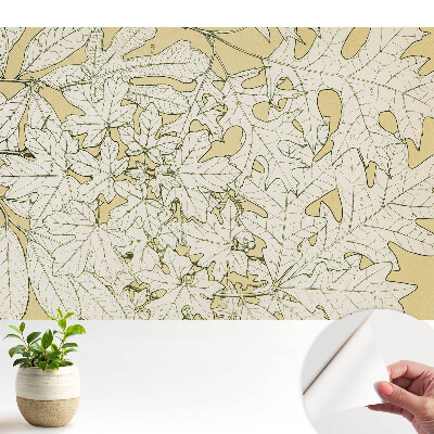 Tapéta Botanikai rajz falevelekről