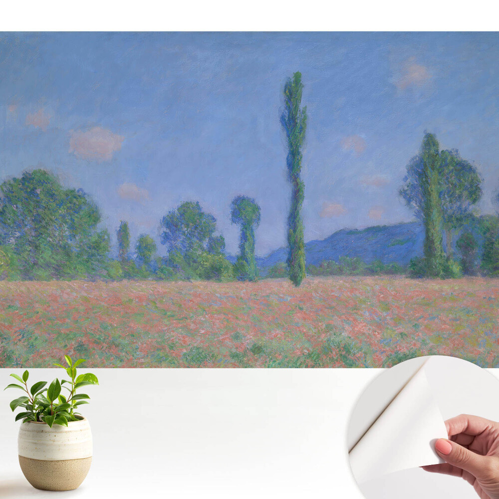 Öntapadós tapéta falra Impresszionista tájkép nyárfákkal