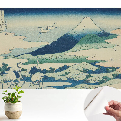 Dekor tapéta Klasszikus japán hegyi táj.