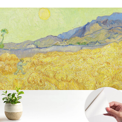 Öntapadó tapéta Sárga búzamező tájjal