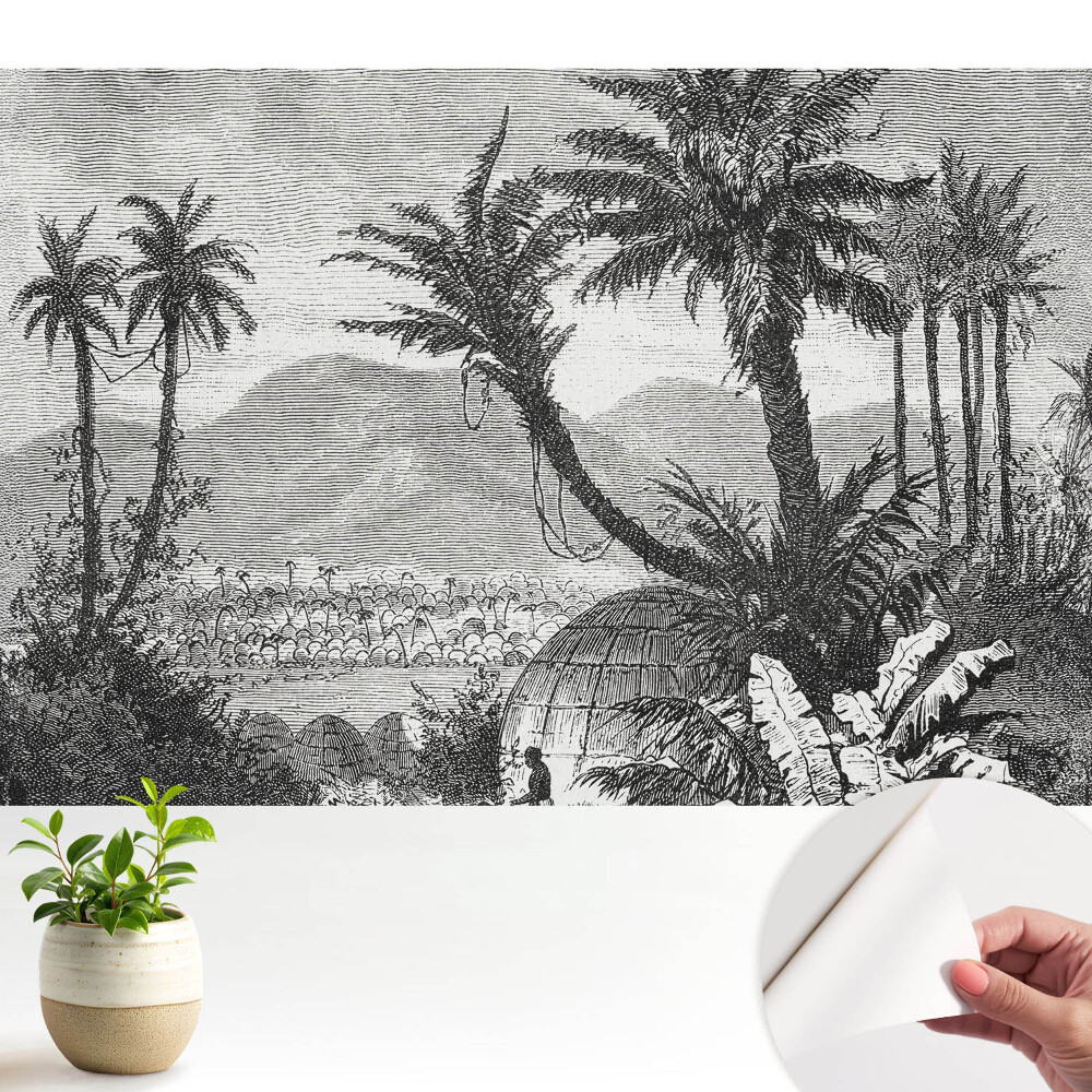 Öntapadós tapéta falra Egzotikus trópusi táj