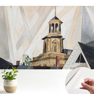 Öntapadó tapéta Egy építészeti torony absztrakciója