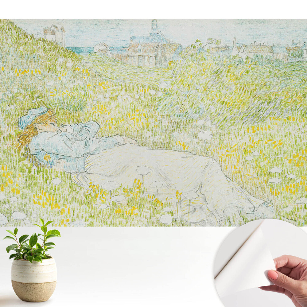 Tapéta Pihenj a réten, béke és harmónia