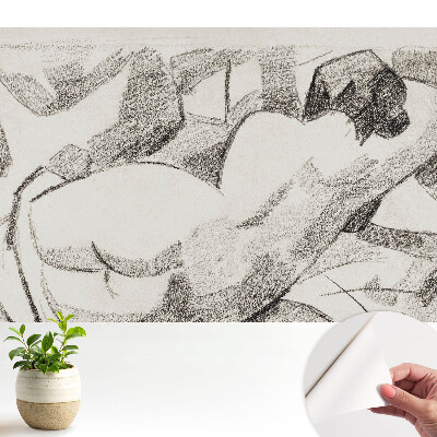 Öntapadó tapéta Fekvő alak, impresszionista stílus, nyugodt hangulat