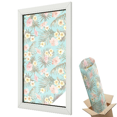 Fényvédő fólia ablakra Trópusi minta