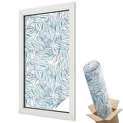 Öntapadós belátásgátló fólia ólomüveg Botanikai minta