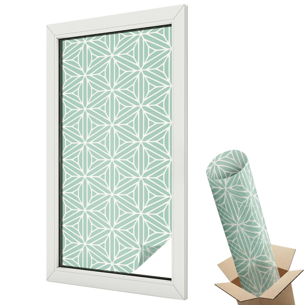 Öntapadós belátásgátló fólia ólomüveg Harmonikus szerkezet