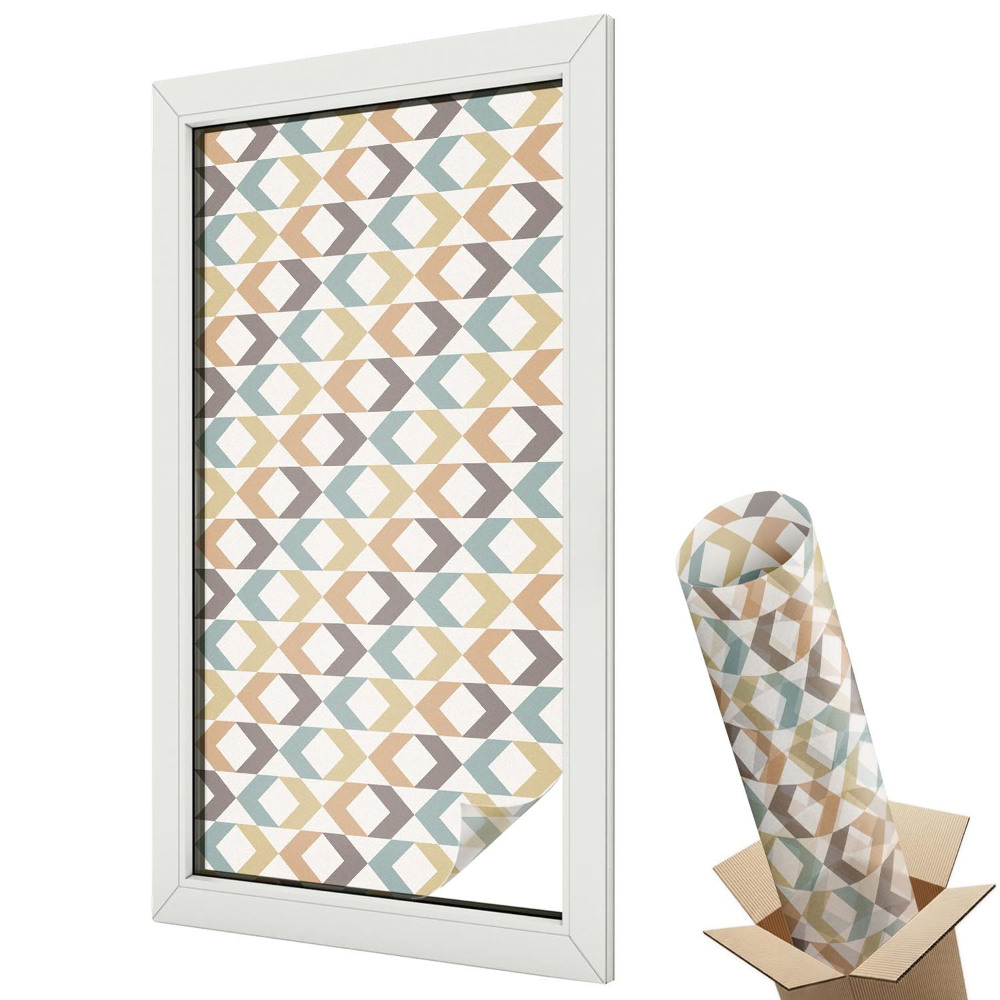 Fólia ablakra Geometriai rombuszok