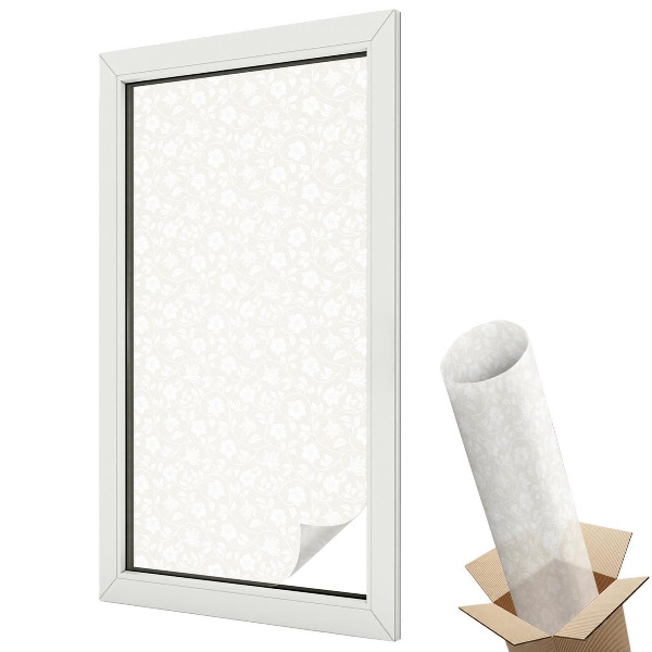 Belátásgátló ablakfólia dekoratív Virágminta