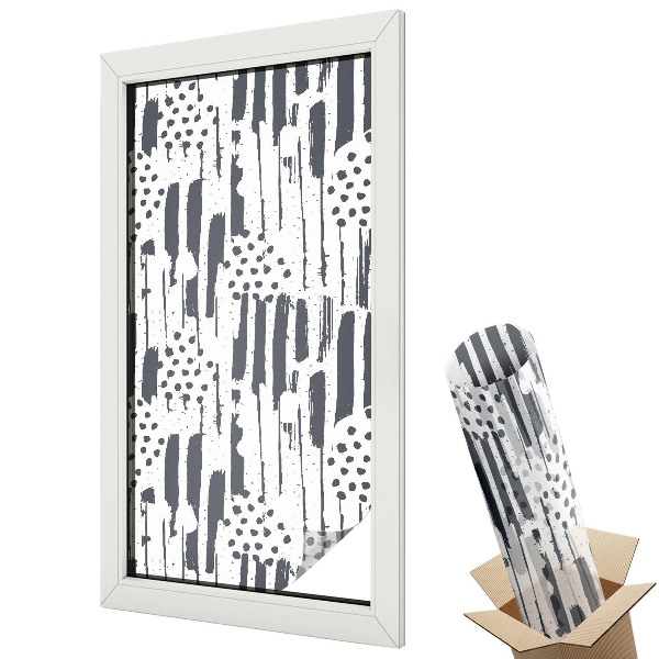 Fólia ablakra Csíkok és pöttyök