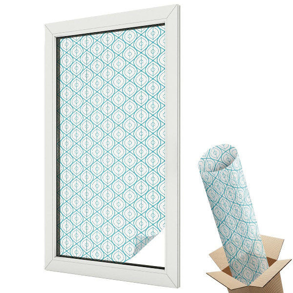 Fényvédő fólia ablakra Ovális szimmetria