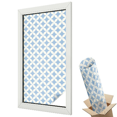 Öntapadós belátásgátló fólia ólomüveg Geometrikus elegancia