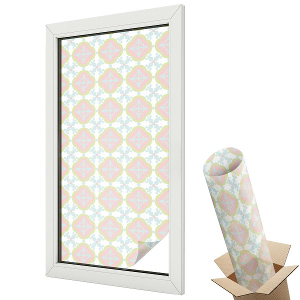 Fényvédő fólia ablakra Pasztell dísz