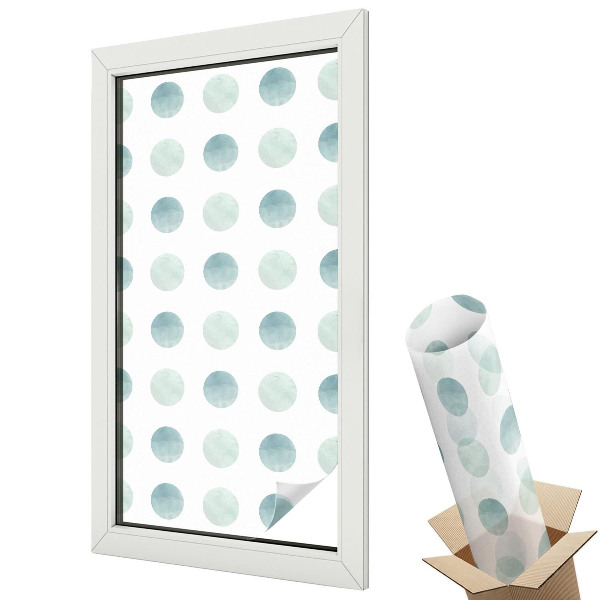 Öntapadós belátásgátló fólia ólomüveg Finom körök