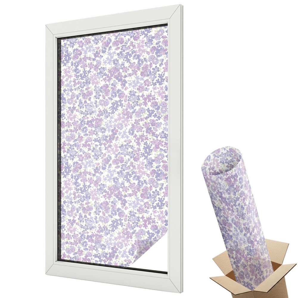 Belátásgátló ablakfólia dekoratív Virágos könnyedség