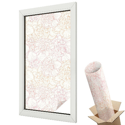 Belátásgátló ablakfólia dekoratív Virágos elegancia