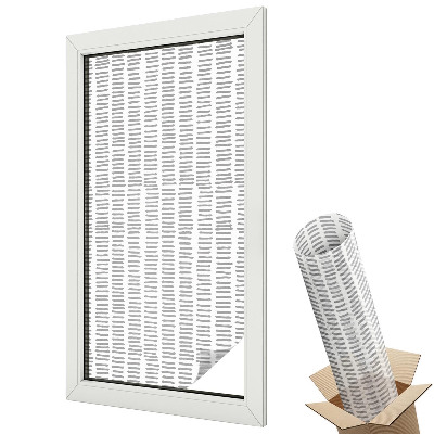 Öntapadós belátásgátló fólia ólomüveg Minimalista vonalak