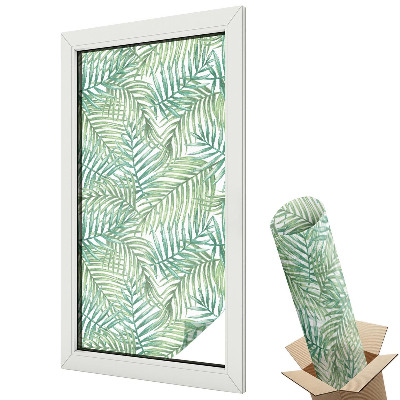 Fényvédő fólia ablakra Zöld páfrány