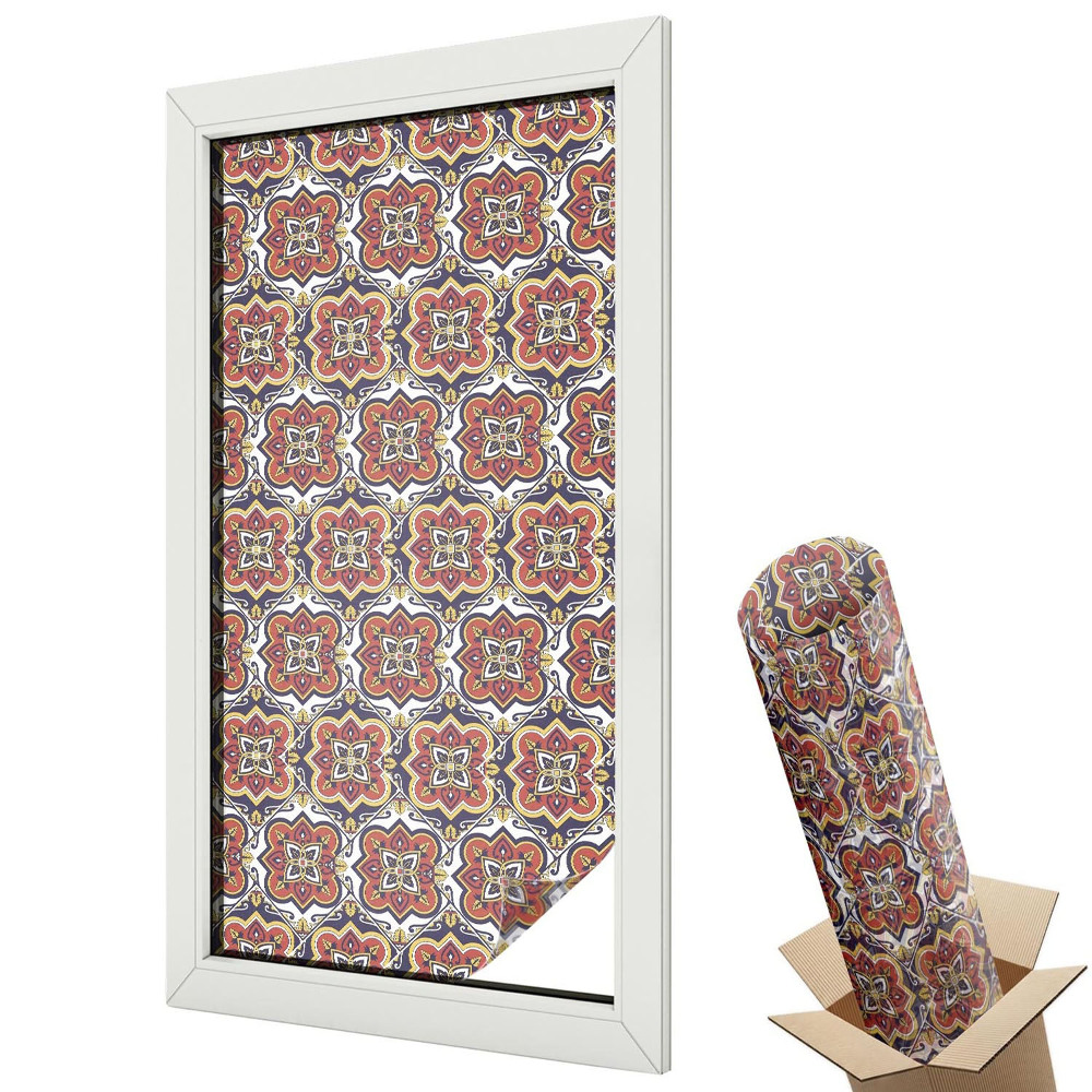 Fólia ablakra Virágdísz