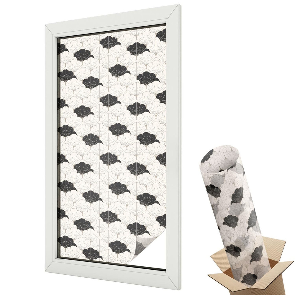 Öntapadós belátásgátló fólia ólomüveg Kontrasztos rajongók