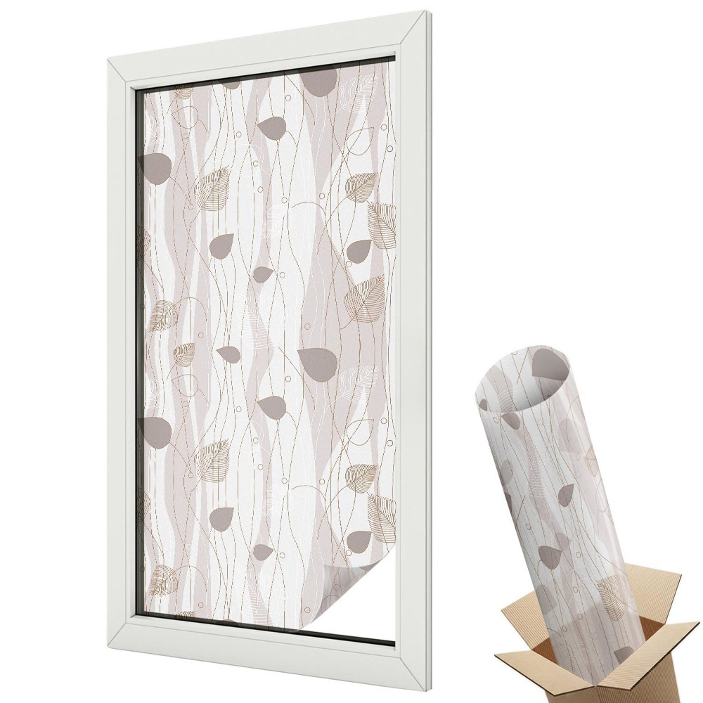 Fólia ablakra Elegáns levelek