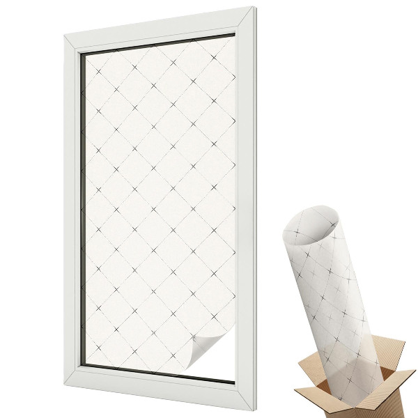 Belátásgátló ablakfólia dekoratív Geometriai rács