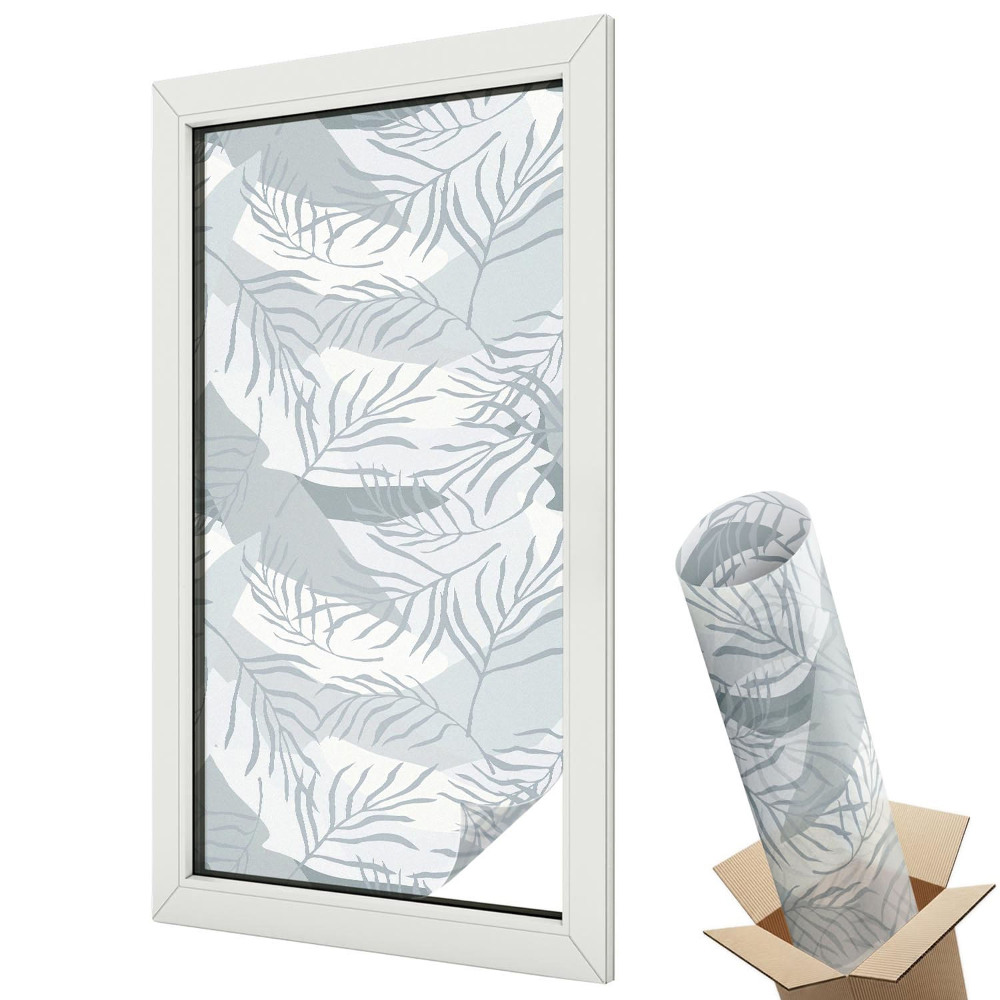 Belátásgátló ablakfólia dekoratív Finom levelek