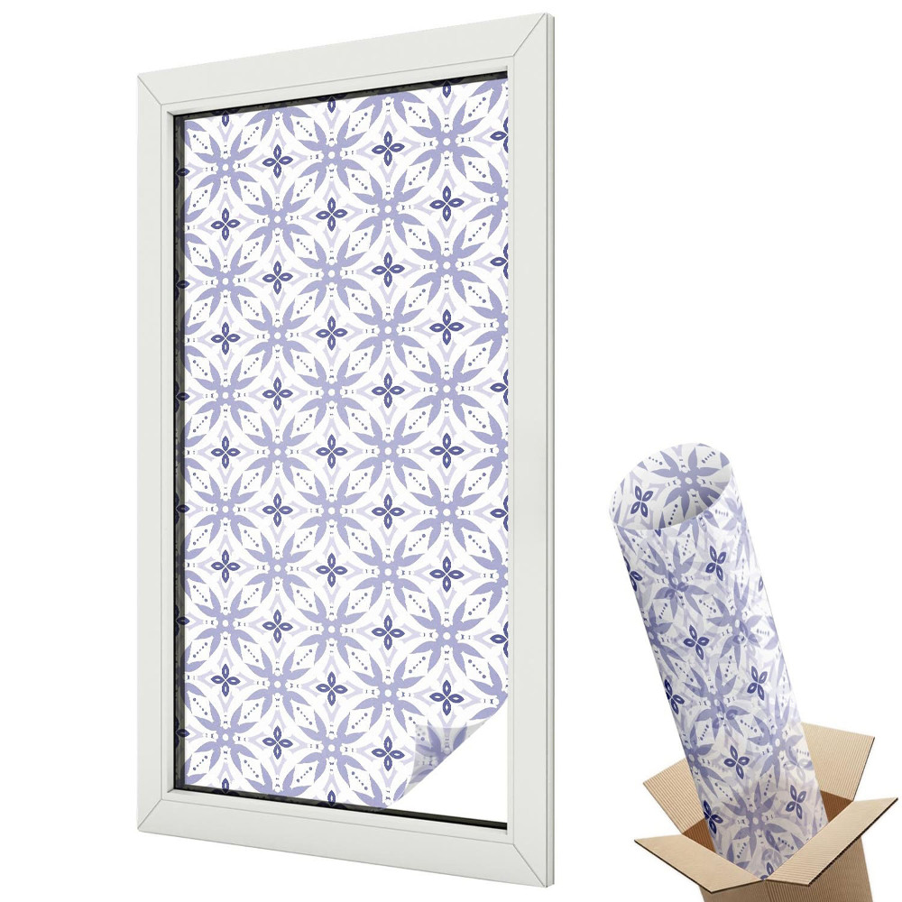 Belátásgátló ablakfólia dekoratív Lila minták