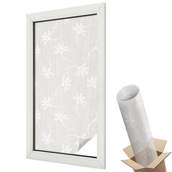 Fólia ablakra Virágminták