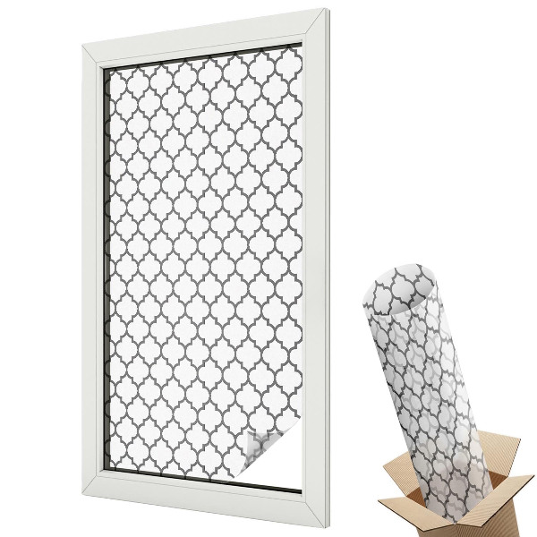 Öntapadós belátásgátló fólia ólomüveg Geometrikus minta