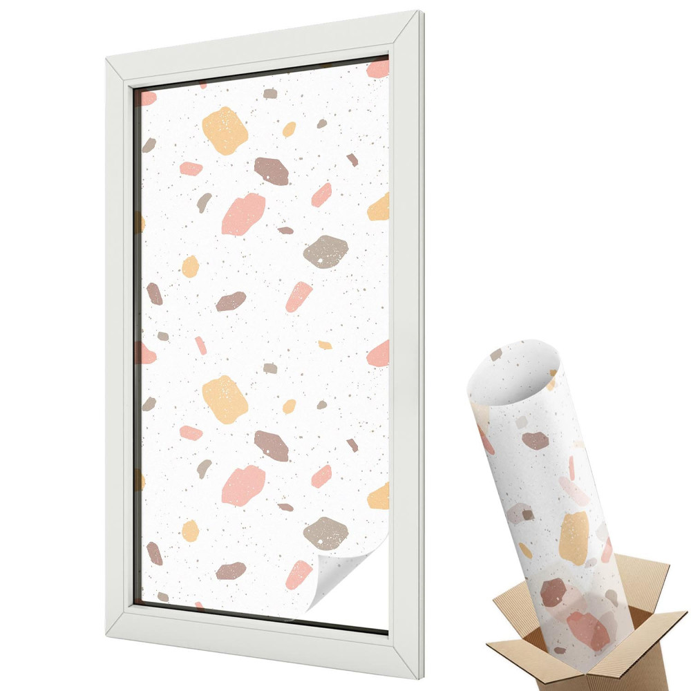 Fényvédő fólia ablakra Absztrakt terrazzo