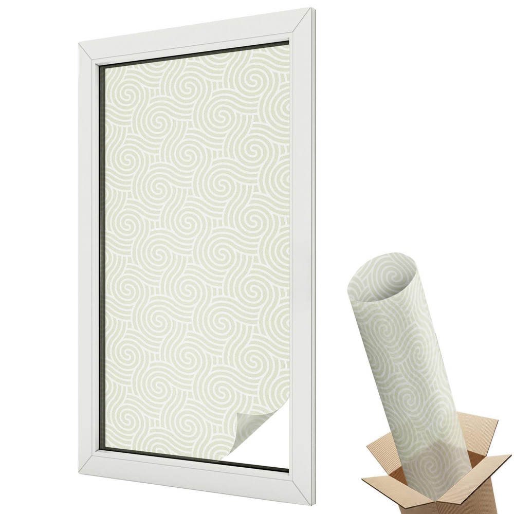 Belátásgátló ablakfólia dekoratív Ívelt vonalak