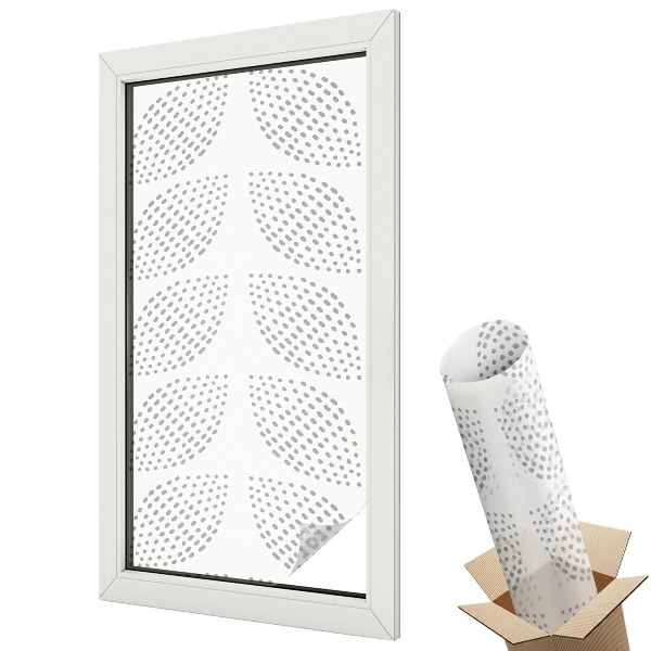 Belátásgátló ablakfólia dekoratív Pontozott levelek