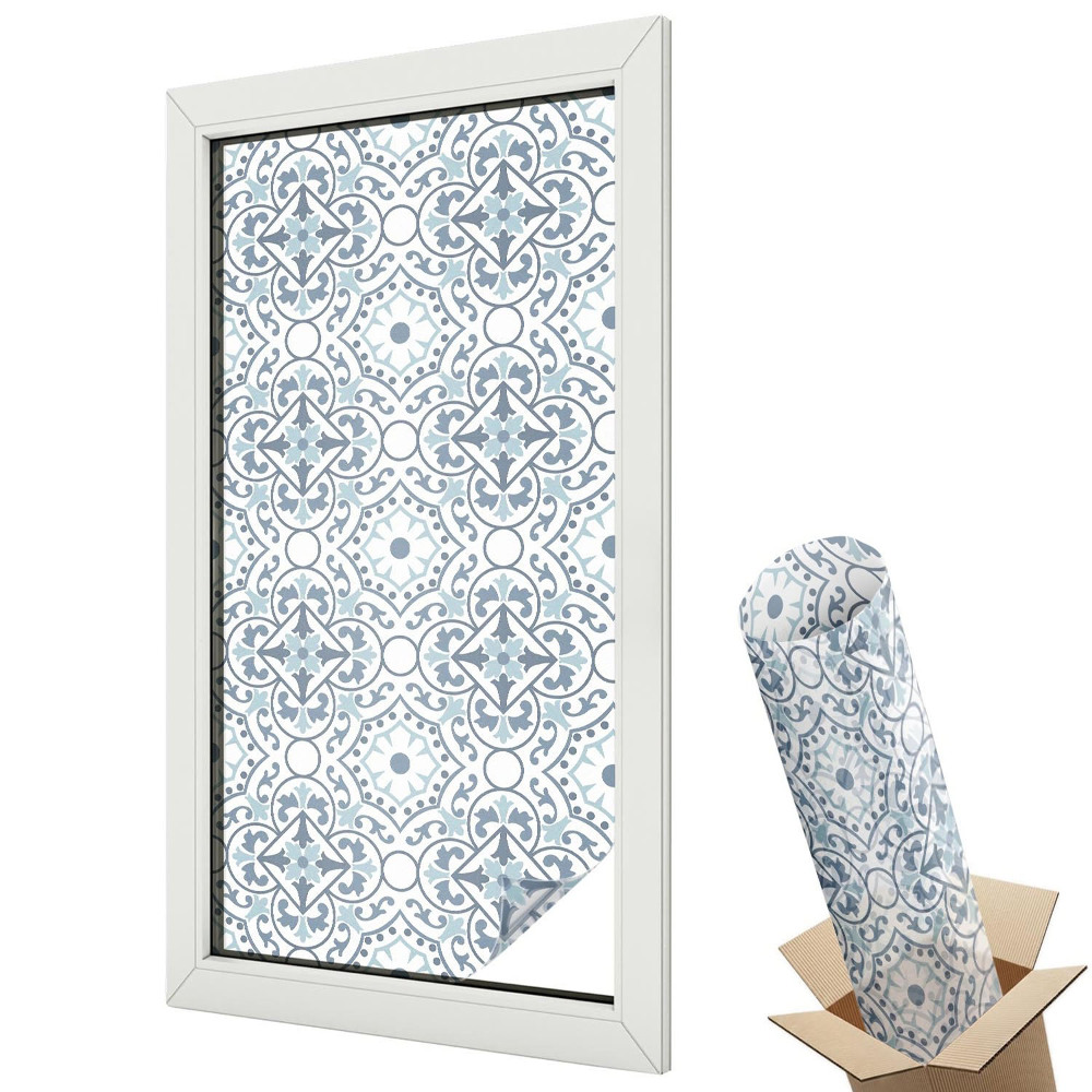 Öntapadós belátásgátló fólia ólomüveg Klasszikus mozaik