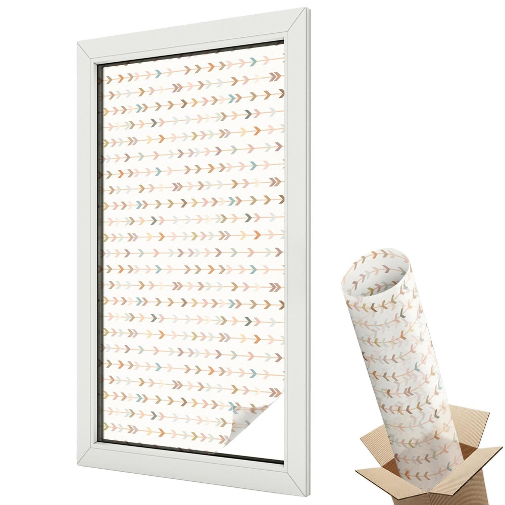 Belátásgátló ablakfólia dekoratív Nyílminta