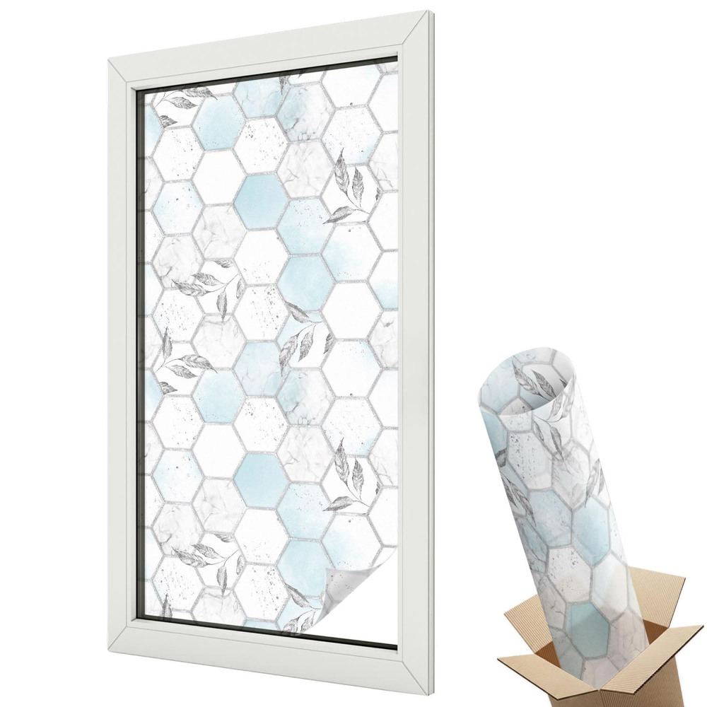 Belátásgátló ablakfólia dekoratív Levélcserép