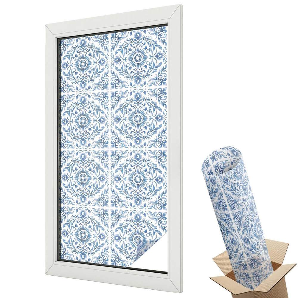 Fólia ablakra Virágdísz