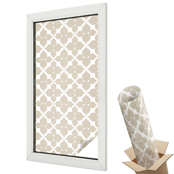 Fólia ablakra Geometrikus levelek