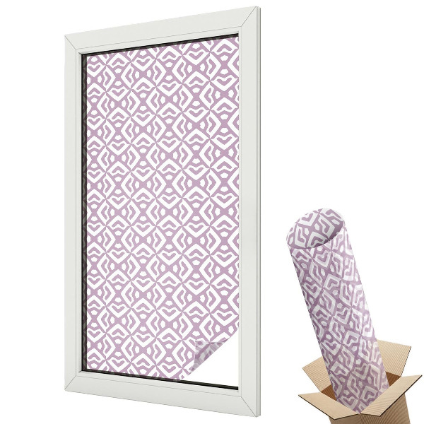 Belátásgátló ablakfólia dekoratív Lila formák