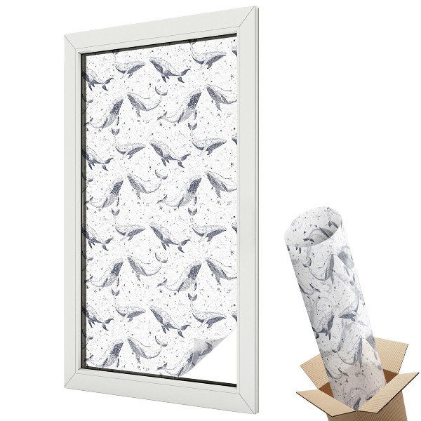 Belátásgátló ablakfólia dekoratív Tengeri élőlények