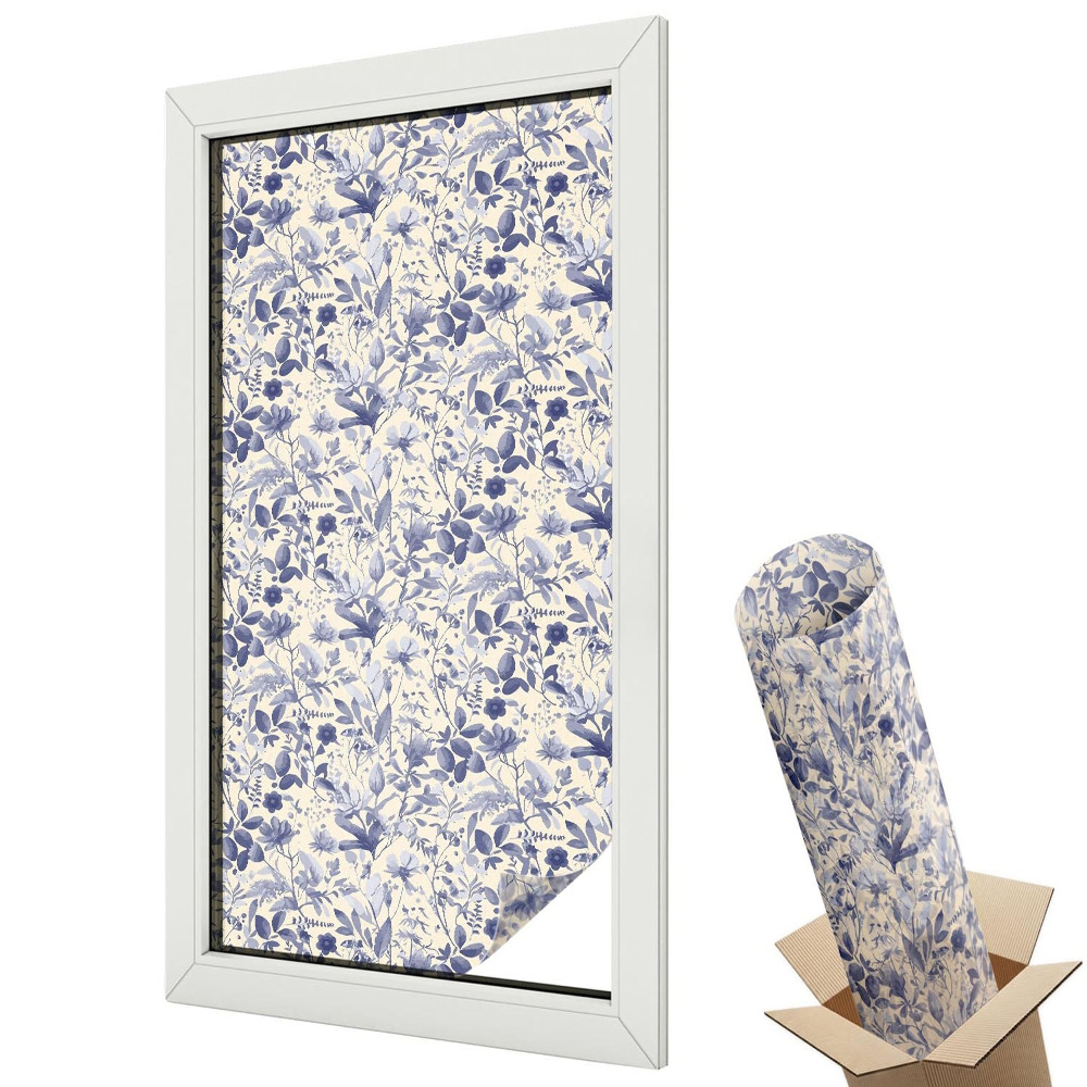 Fényvédő fólia ablakra Virágszimmetria